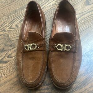 Ferragamo suede loafers